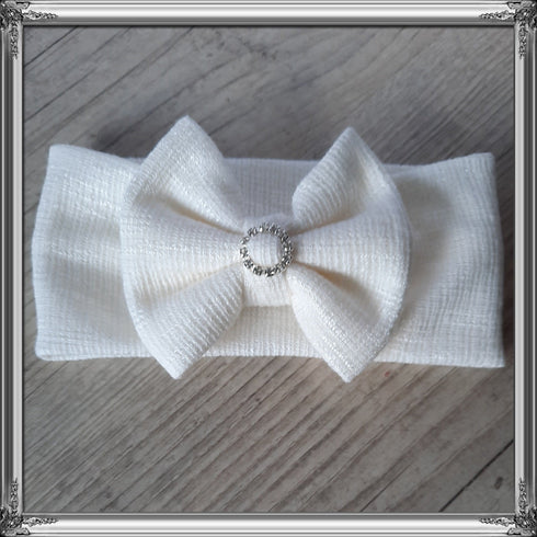 Round jewelry knot headband